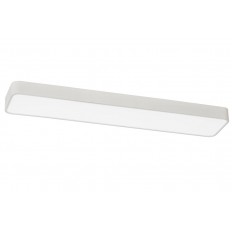 Plafón LED 60W rectangular ALUMINIO BLANCO