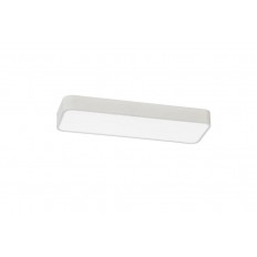 Plafón LED 30W rectangular ALUMINIO BLANCO