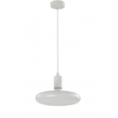 COLGANTE BOMBILLA PLANA BLANCO 36W