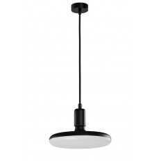 COLGANTE BOMBILLA PLANA NEGRO 36W