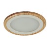 DOWNLIGHT ALUMINIO BLANCO Y MADERA NATURAL 30W