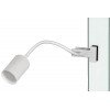 LECTOR PINZA BLANCO CON BOMBILLA GU10