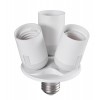 ADAPTADOR 3 LUCES E27