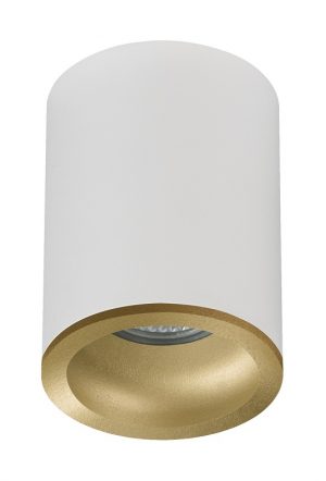 CILINDRO SUPERFICIE GU-10 BLANCO-ORO IP-65