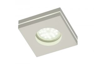 EMPOTRADO CUADRADO GU-10 LUZ LATERAL