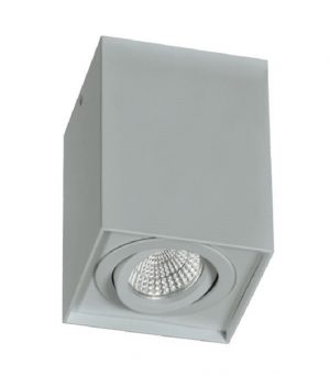 CUBO SUPERFICIE GU-10 PLATA