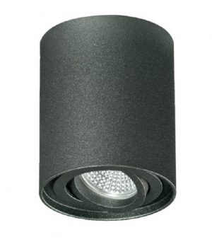 CILINDRO SUPERFICIE GU-10 GRIS METALIZADO