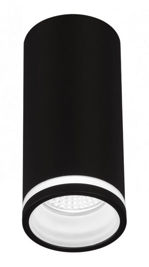 CILINDRO SUPERFICIE GU-10 NEGRO DIFUSOR