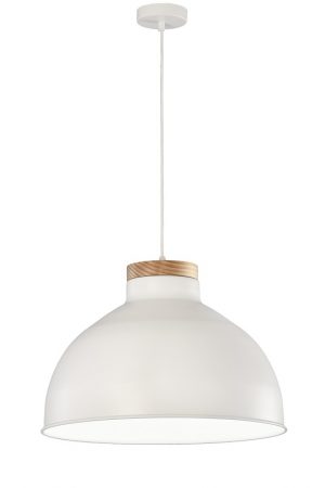 COLGANTE PLANCHA E-27 50CM MADERA