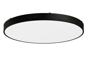 PLAFON 80W. ALUMINIO CCT NEGRO