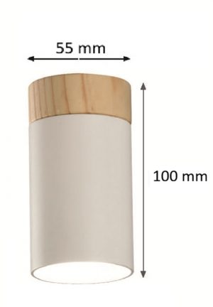 CILINDRO SUPERFICIE GU-10 MADERA