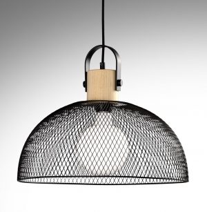 COLGANTE REJILLA E-27 MADERA